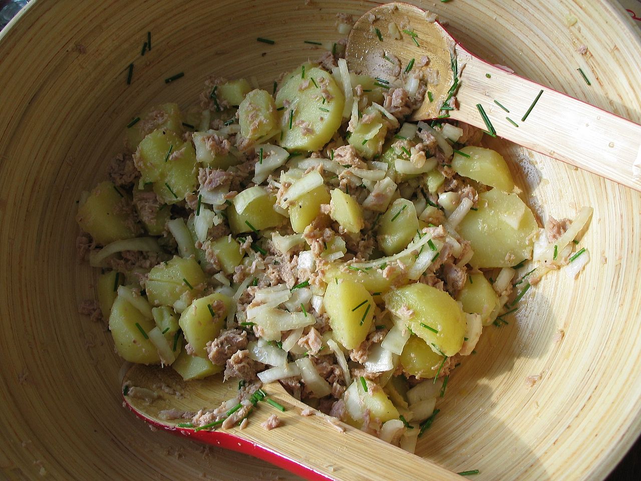 Salade de pommes de terre à l’alsacienne